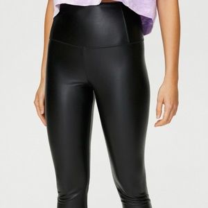 Wilfred free faux leather leggings.